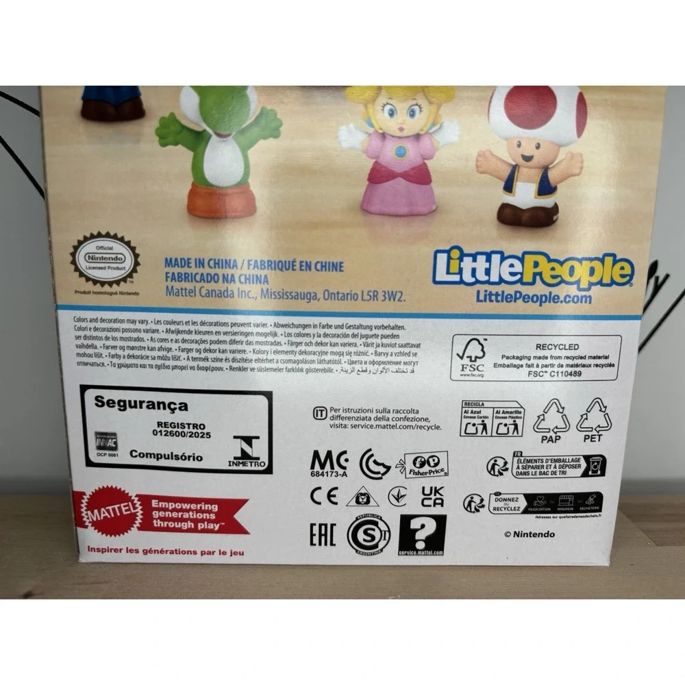 Fisher-Price Little People My Mario Mario's Adventure Playset w/ LP Extras NIP